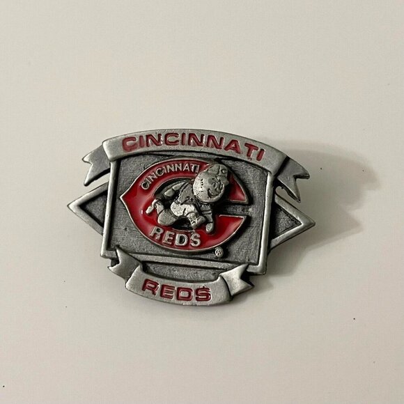 Vintage MLB Cincinnati Reds Baseball Souvenir Mascot Pin - Picture 2 of 9